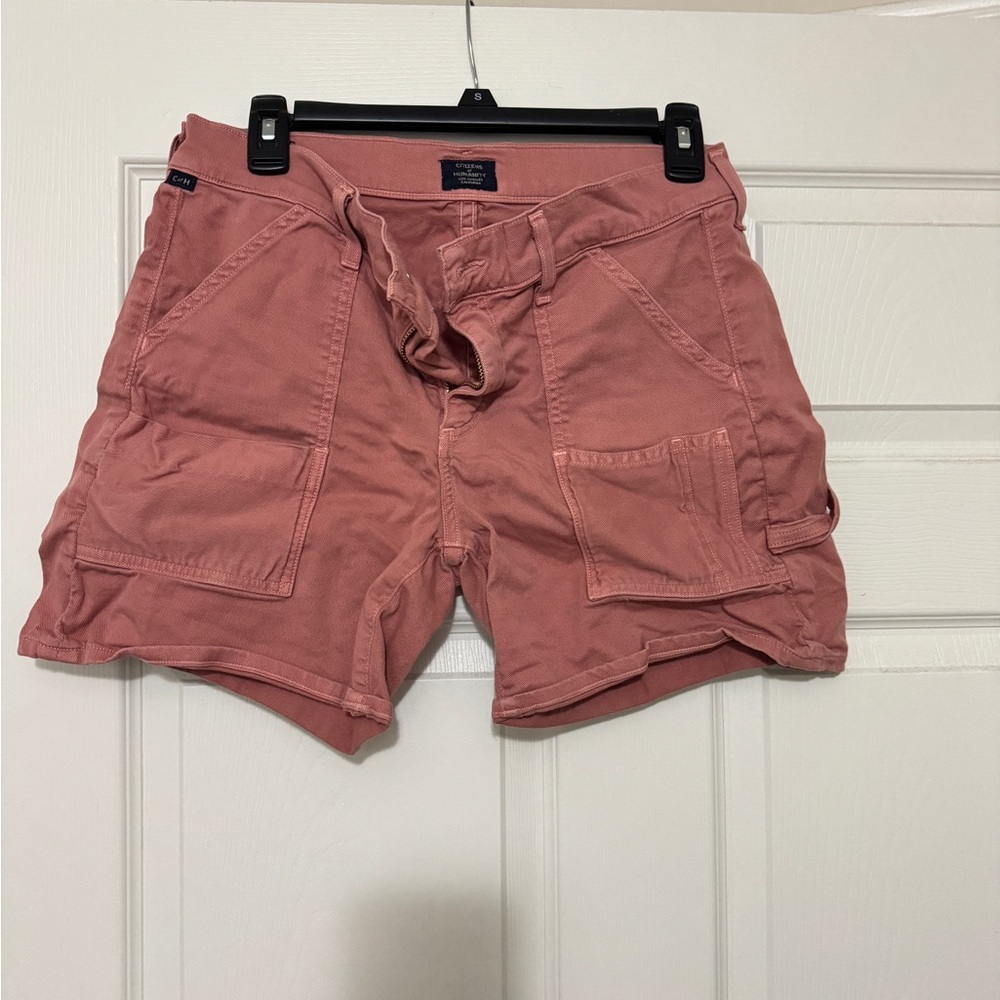 Citizens Of Humanity Pink Cargo Shorts